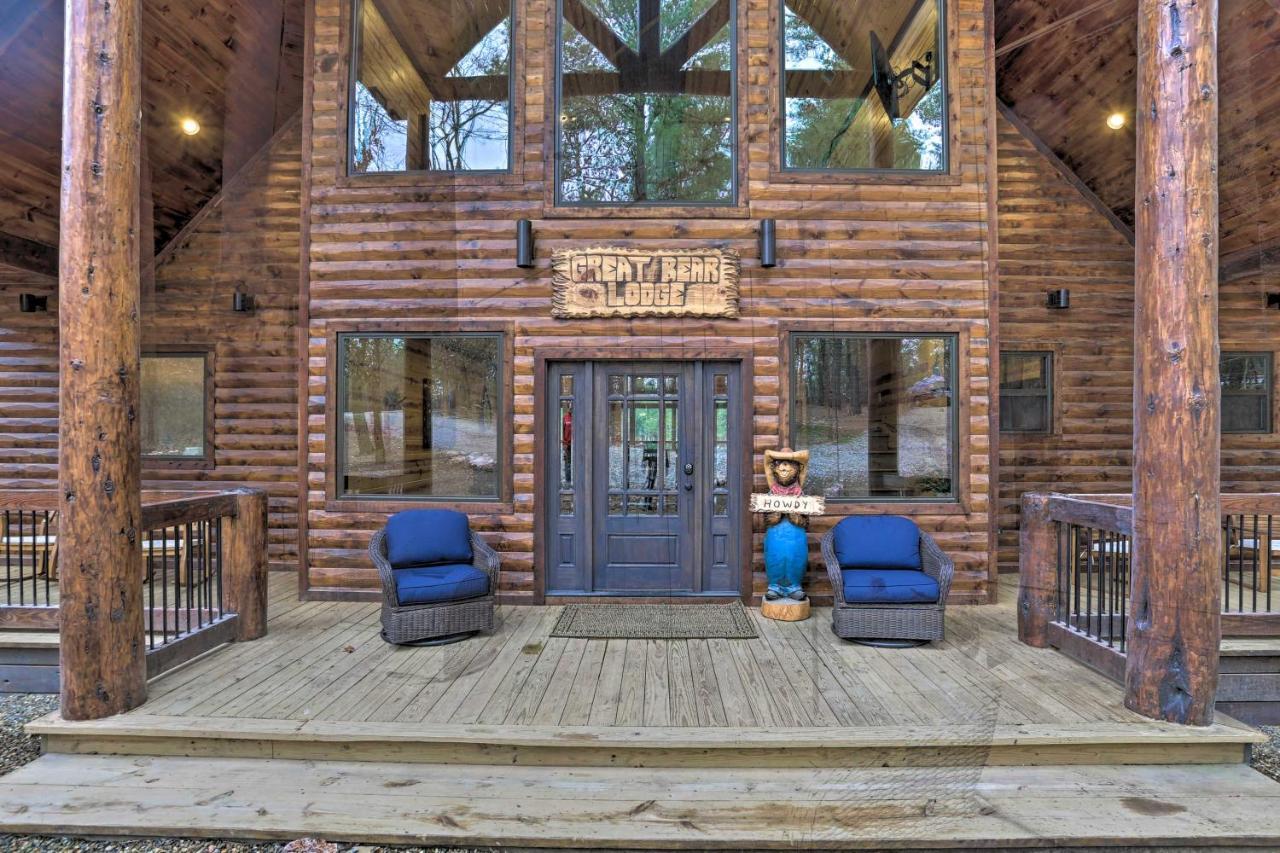 Luxe 'Great Bear Lodge' With Spa, Fire Pit, And Views! Broken Bow Exteriér fotografie